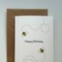 Happy Birthday Bumble Bee Card, thumbnail 2 of 2
