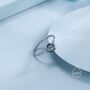 Sterling Silver One Carat Mystic Black Cz Ring, thumbnail 4 of 12