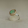 Small Round Emerald Reef Adjustable Ring, thumbnail 4 of 4