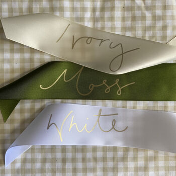 Personalised Ribbon Christmas Place Settings, 9 of 9