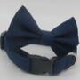 Dark Blue Dog Bow Tie, thumbnail 6 of 8