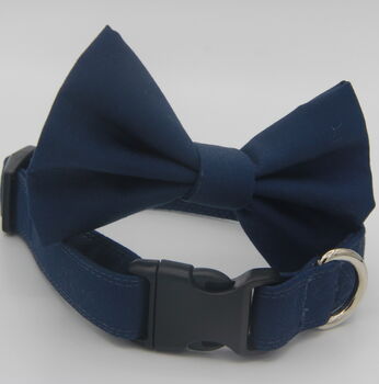 Dark Blue Dog Bow Tie, 6 of 8