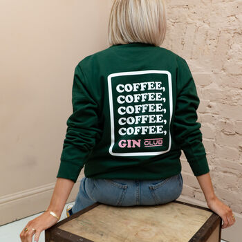 Coffee Gin Club Sweatshirt, 3 of 7