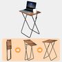 Side Table Folding Tray Table Coffee Snack Table, thumbnail 8 of 9
