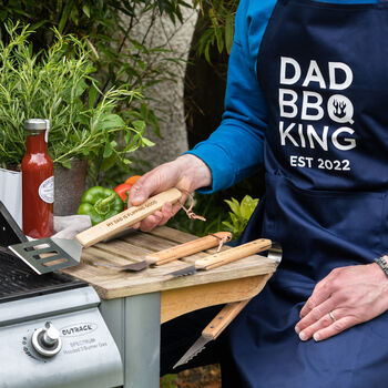 Father's Day BBQ King Tool Kit And Apron, 11 of 11