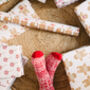 Personalised Christmas Gingerbread Train Wrapping Paper, thumbnail 7 of 7