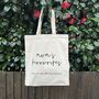 Favourite Things Cotton Tote Bag, thumbnail 2 of 7