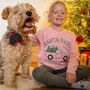 Personalised Children's Santa Paws Christmas Jumper, thumbnail 1 of 12