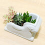 Cement Rocking Horse Planter Christmas Present, thumbnail 2 of 3