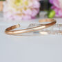 Wide Matte Cuff In 14k Gold Filled, thumbnail 2 of 7