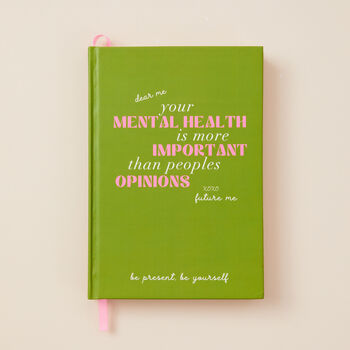 Note To Self Mental Health A5 Notebook, 3 of 6