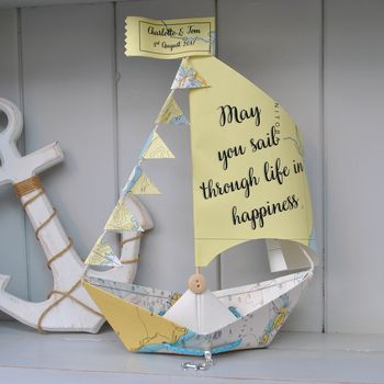 Personalised Valentine's Sail Boat Card, 8 of 10