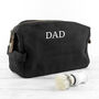 Personalised Men’s Vintage Waxed Canvas Wash Bag, thumbnail 9 of 9