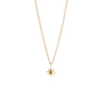 White Topaz Capella Pendant Necklace, 2 of 3