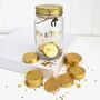 Money Box Jar With Chocolate Coins, thumbnail 7 of 8