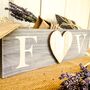 Personalised Wooden Love Heart Herb Garden, thumbnail 4 of 8