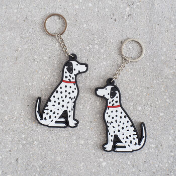 Dalmatian Key Ring Personalisation Available, 2 of 3