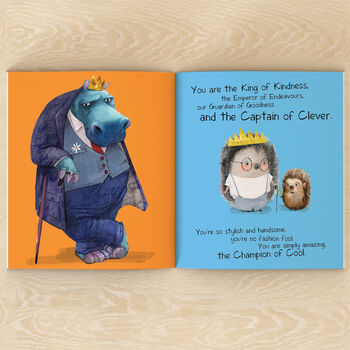 Personalised King Of Dads Fathers Day Book, 4 of 12
