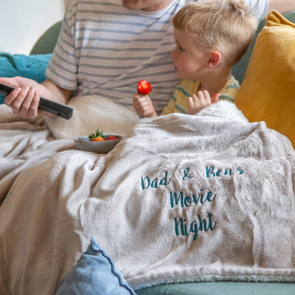 Personalised Snuggle Blanket By Duncan Stewart