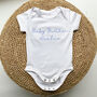 Personalised Embroidered Sibling Babygro, thumbnail 1 of 7