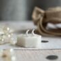 Valentines Moon Earrings , I Love You, thumbnail 2 of 4