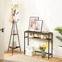 Two Tier Hallway Console Table With Adjustable Shelf, thumbnail 3 of 11