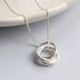 Prosecco Themed Best Friend Knot Necklace, thumbnail 3 of 5
