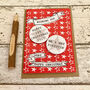 Newlyweds Personalised 1st Christmas Card, thumbnail 3 of 3