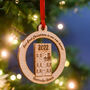 Personalised New Home Solid Wood Christmas Decoration, thumbnail 6 of 12