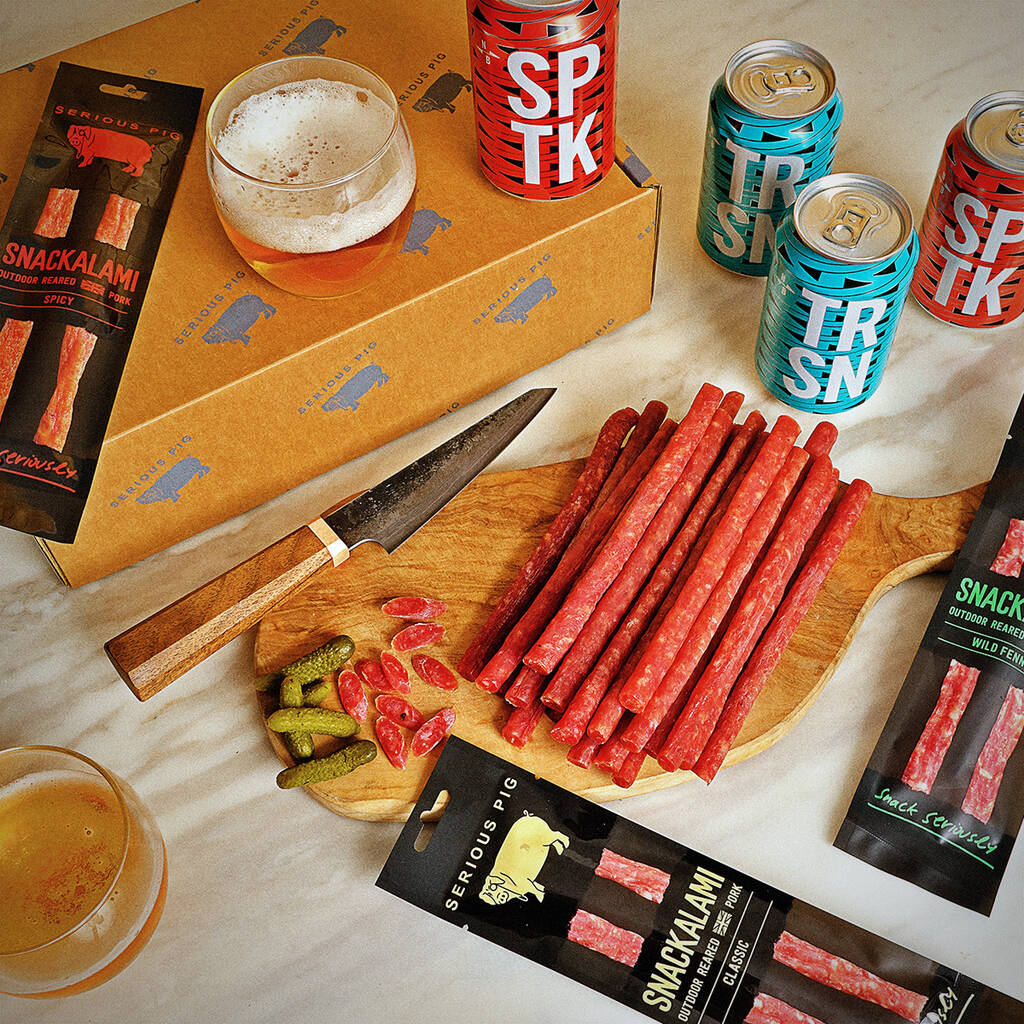 Craft Meat And Craft Beer Selection Box, 1 of 3