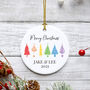 Personalised Pride Rainbow Christmas Tree Decoration, thumbnail 1 of 2