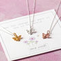 Honey Bee Necklace, Silver, Gold, Rose Gold, thumbnail 5 of 12