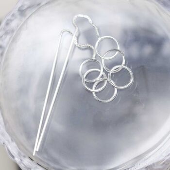 Sterling Silver Delicate Rings And Bar Threaders, 5 of 10
