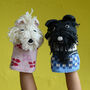 Hand Knitted Puppets In Scottish Outfits, thumbnail 5 of 9