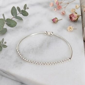 Sterling Silver Anxiety Fidget Bracelet, 7 of 12