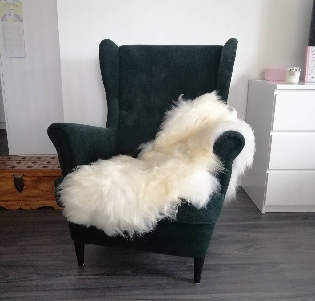 Sheepskin Rug Long Hair By HomieeStudio