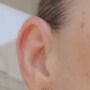 Sunrise Stud Earrings In Silver Or Gold Colour, thumbnail 11 of 11