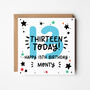 Ages 10 To 18 Blue Birthday Card, thumbnail 4 of 9