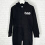 Kids Personalised Varsity Style Onesie With Name, thumbnail 6 of 7