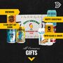 Personalised Brewdog Happy Christmas Craft Beer Gift Set With Glass And Snack, thumbnail 2 of 4