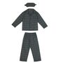 Little Man Boys Pajama Set With Sleep Mask, thumbnail 1 of 2