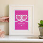 Personalised Contemporary Wedding Gift Print, thumbnail 3 of 7