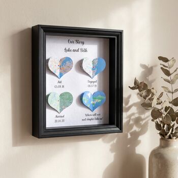 Wedding Gifts For Couples Anniversary Gifts Milestone Print, 6 of 12