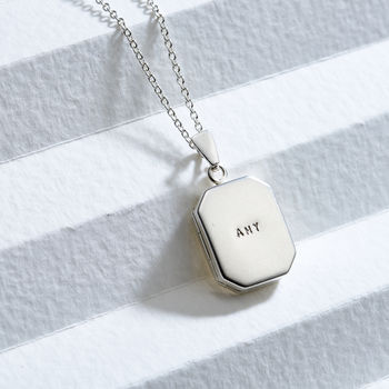 Personalised Rectangle Locket Necklace, 6 of 11