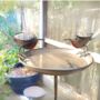 Vintage Robin Bird Bath Feeder Bowl Garden Decor Statue, thumbnail 3 of 5