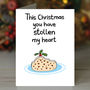 'Stollen My Heart' Christmas Card, thumbnail 1 of 3