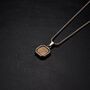Engravable 3mm Tiger Eye Pendant Chain, thumbnail 3 of 11