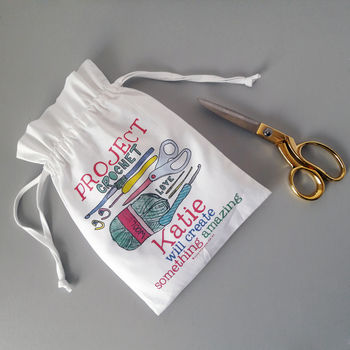 Personalised Craft Project Bag, 7 of 10