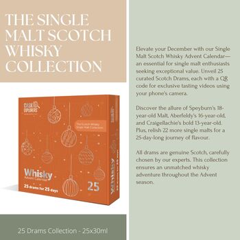 25 Day Single Malt Scotch Whisky Advent Calendar, 4 of 5