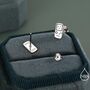 Retro Game Console Stud Earrings In Sterling Silver, thumbnail 2 of 12